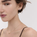 Diamond Evil Eye Solid Gold Stud Earrings | Ottoman Hands Jewellery