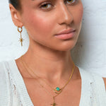 Elise Aqua Chalcedony Pendant Necklace | Sustainable Jewellery by Ottoman Hands
