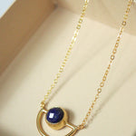 Elise Lapis Pendant Necklace | Sustainable Jewellery by Ottoman Hands
