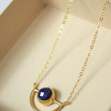 Elise Lapis Pendant Necklace | Sustainable Jewellery by Ottoman Hands
