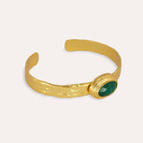 Emerald Cuff Bracelet