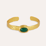 Emerald Cuff Bracelet