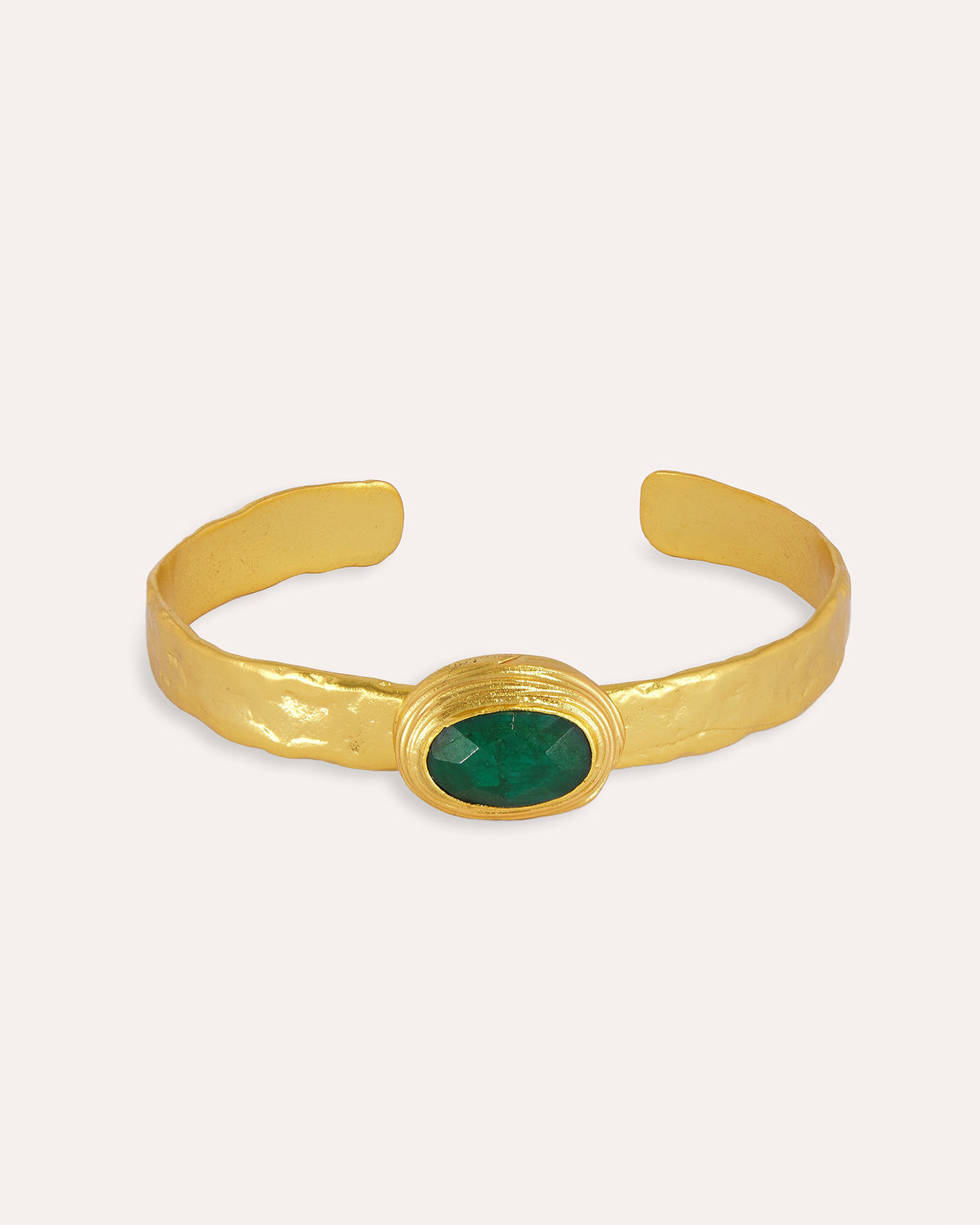 Emerald Cuff Bracelet