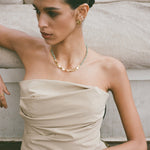 Waterproof Emerald Beaded Necklace | Sustainable Jewellery by Ottoman Hands