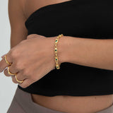 Emerald Green CZ Tennis Bracelet | Sustainable Jewellery by Ottoman Hands