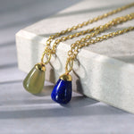 Esin Lapis Pendant Necklace | Sustainable Jewellery by Ottoman Hands