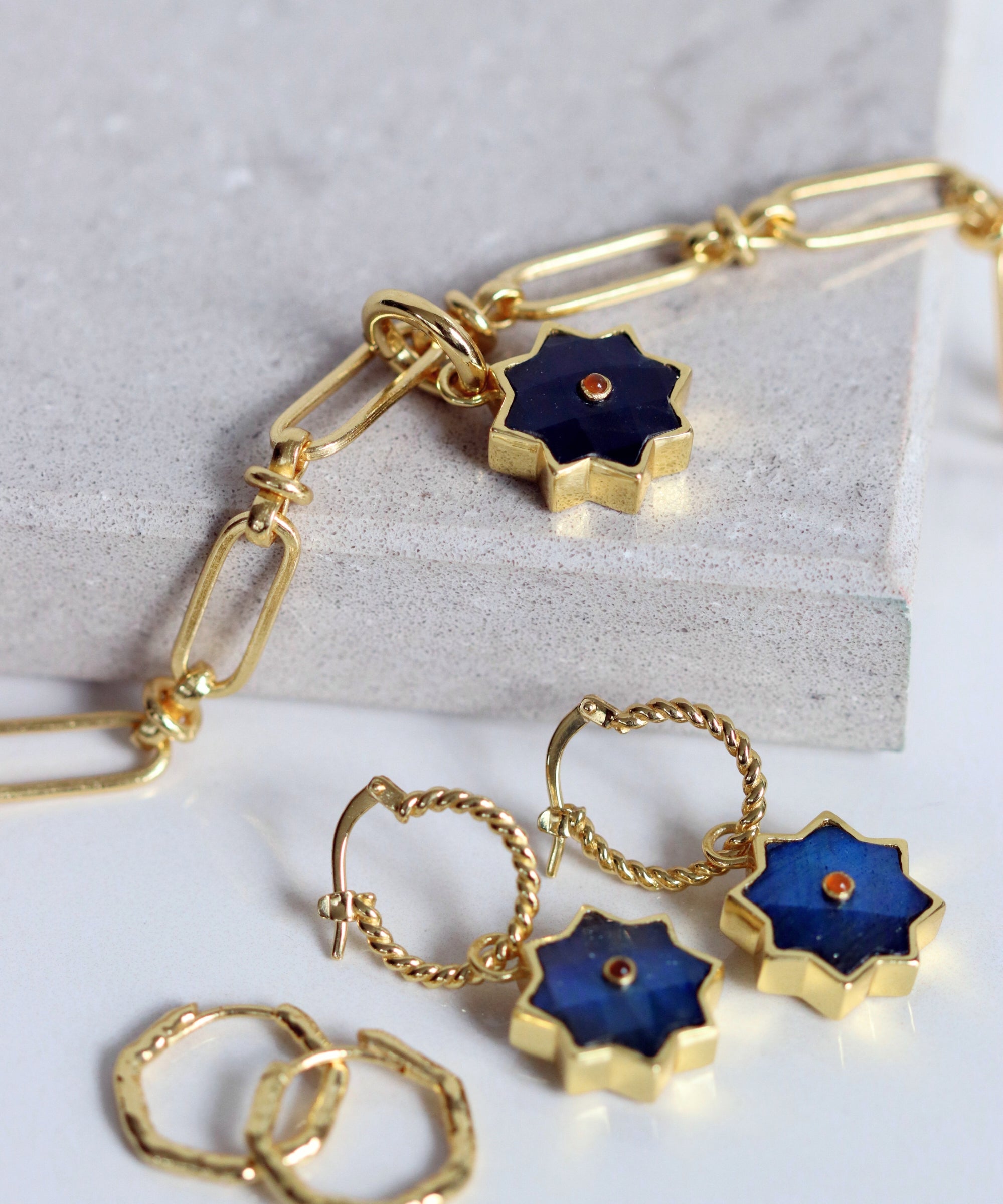 Essential Charm Link Chain Necklace | Sustainable Jewellery by Ottoman Hands