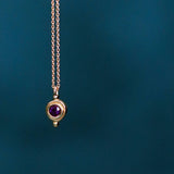 February Birthstone Pendant Necklace | Ottoman Hands Jewellery