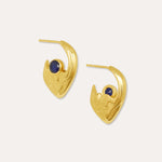 Fiona Sodalite Drop Stud Earrings | Sustainable Jewellery by Ottoman Hands