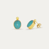 Aurelia Turquoise Stud Earrings