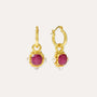 Esther Ruby and Pearl Drop Earrings | Sustainable Jewellery by Ottoman Hands