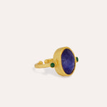 Lucia Sapphire Cocktail Ring | Sustainable Jewellery by Ottoman Hands