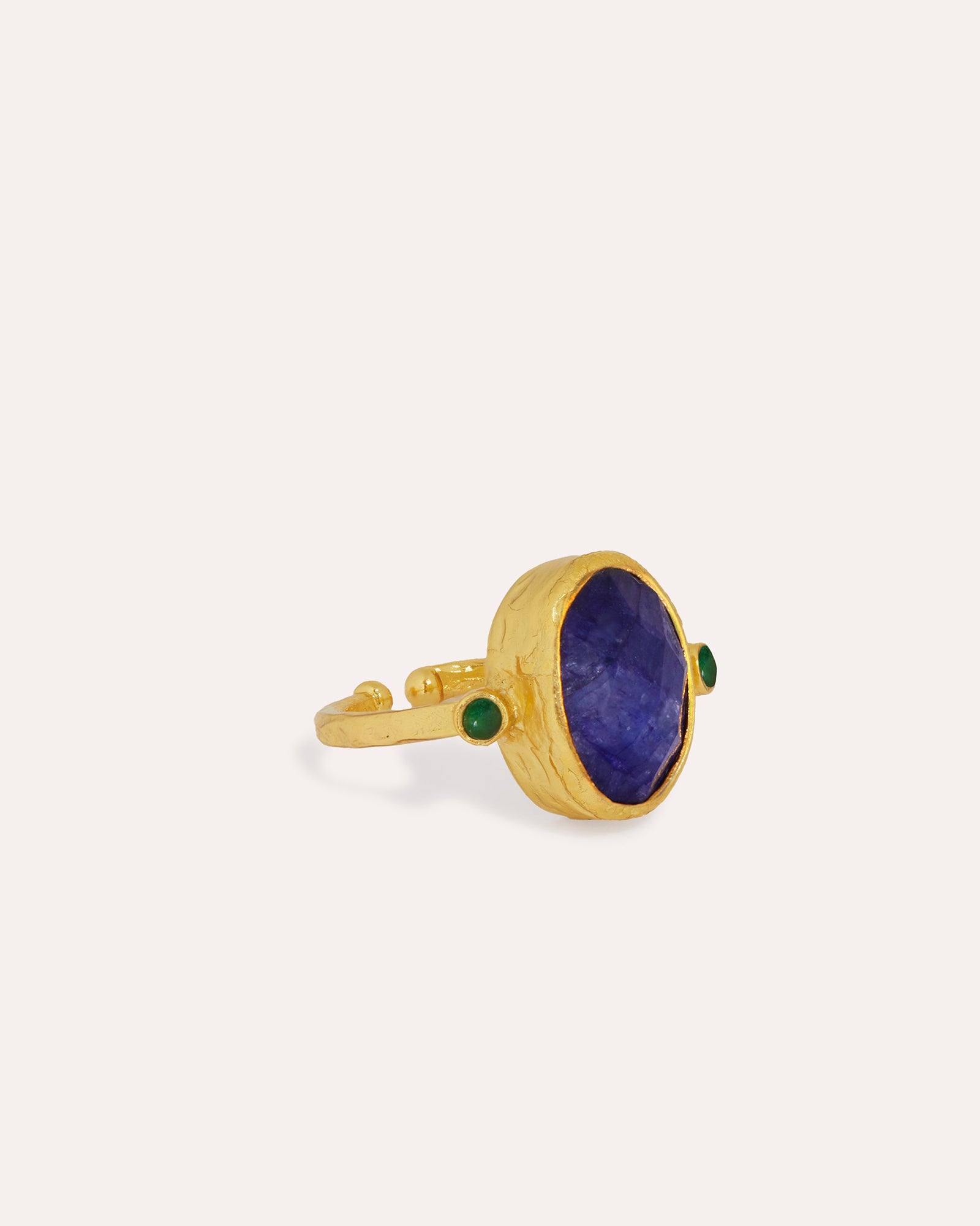 Lucia Sapphire Cocktail Ring | Sustainable Jewellery by Ottoman Hands