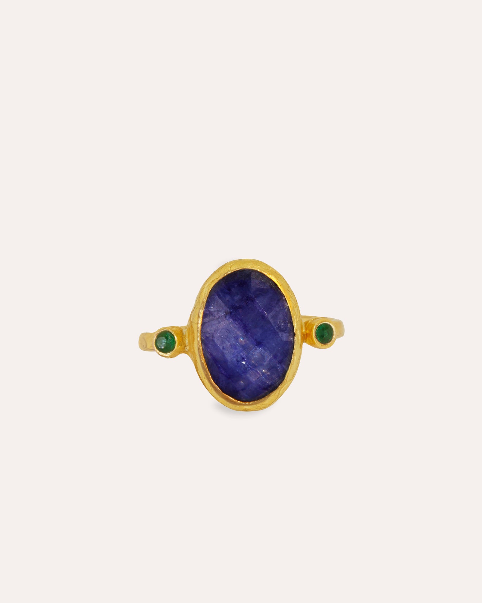 Lucia Sapphire Cocktail Ring | Sustainable Jewellery by Ottoman Hands