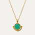 Domna Aqua Chalcedony Pendant Necklace | Sustainable Jewellery by Ottoman Hands