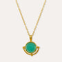 Domna Aqua Chalcedony Pendant Necklace | Sustainable Jewellery by Ottoman Hands