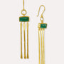 Yasmin Emerald Drop Earrings | Sustainable Jewellery by Ottoman Hands