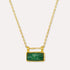 Alessa Emerald Pendant Necklace | Sustainable Jewellery by Ottoman Hands