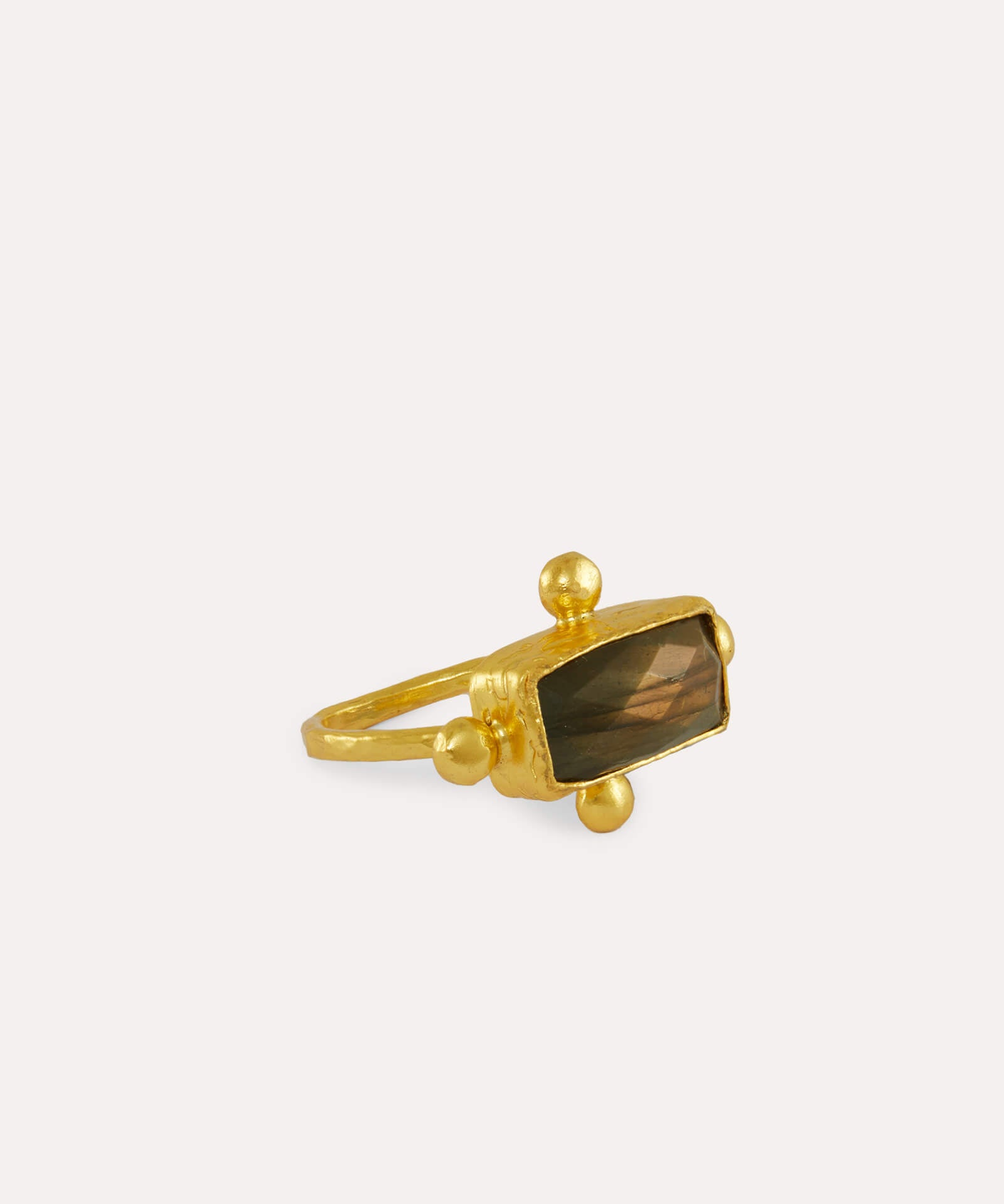 Alessa Labradorite Cocktail Ring | Sustainable Jewellery by Ottoman Hands