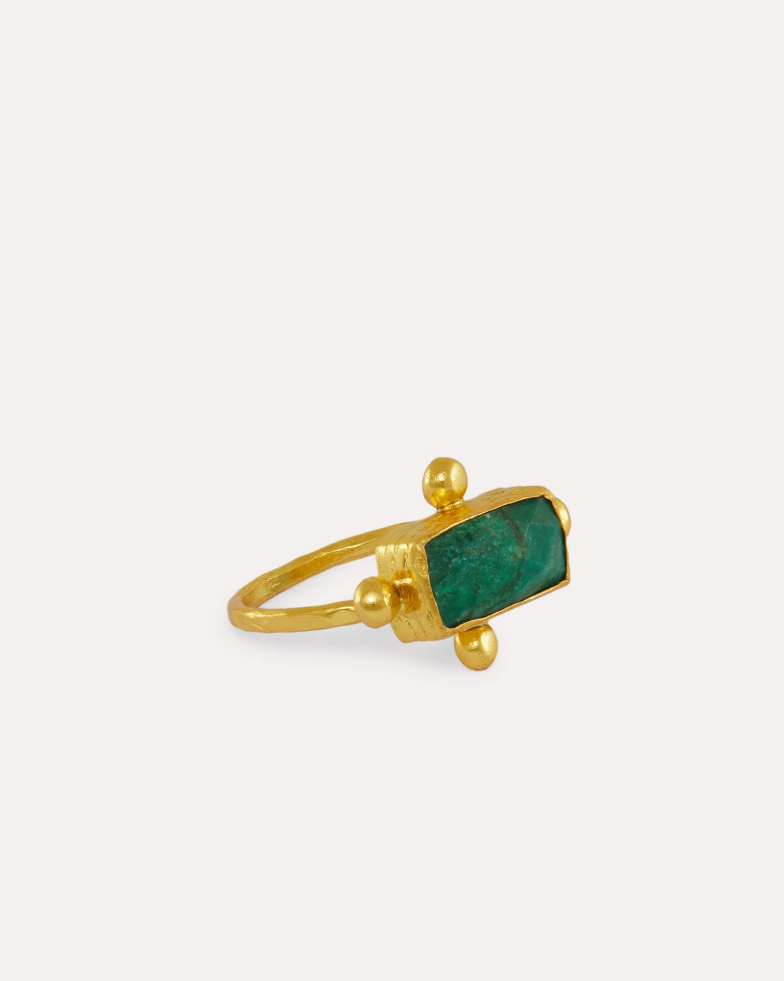 Alessa Emerald Cocktail Ring | Sustainable Jewellery by Ottoman Hands