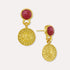 Helia Ruby Drop Stud Earrings | Sustainable Jewellery by Ottoman Hands