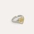 Infinity Love Knot Mixed Metal Silver Ring | Sustainable Jewellery by Ottoman Hands