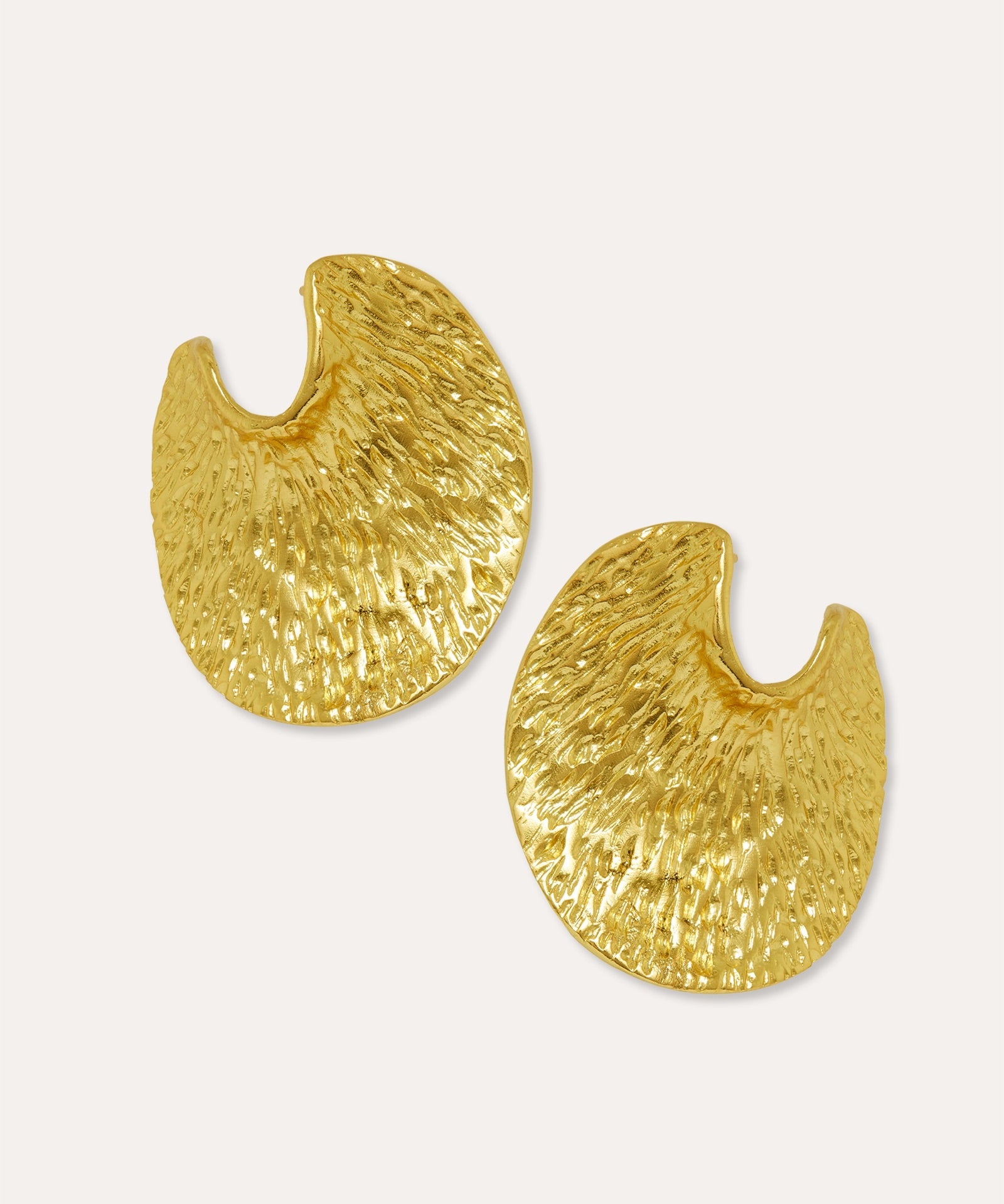 Lorena Gold Statement Stud Earrings | Sustainable Jewellery by Ottoman Hands