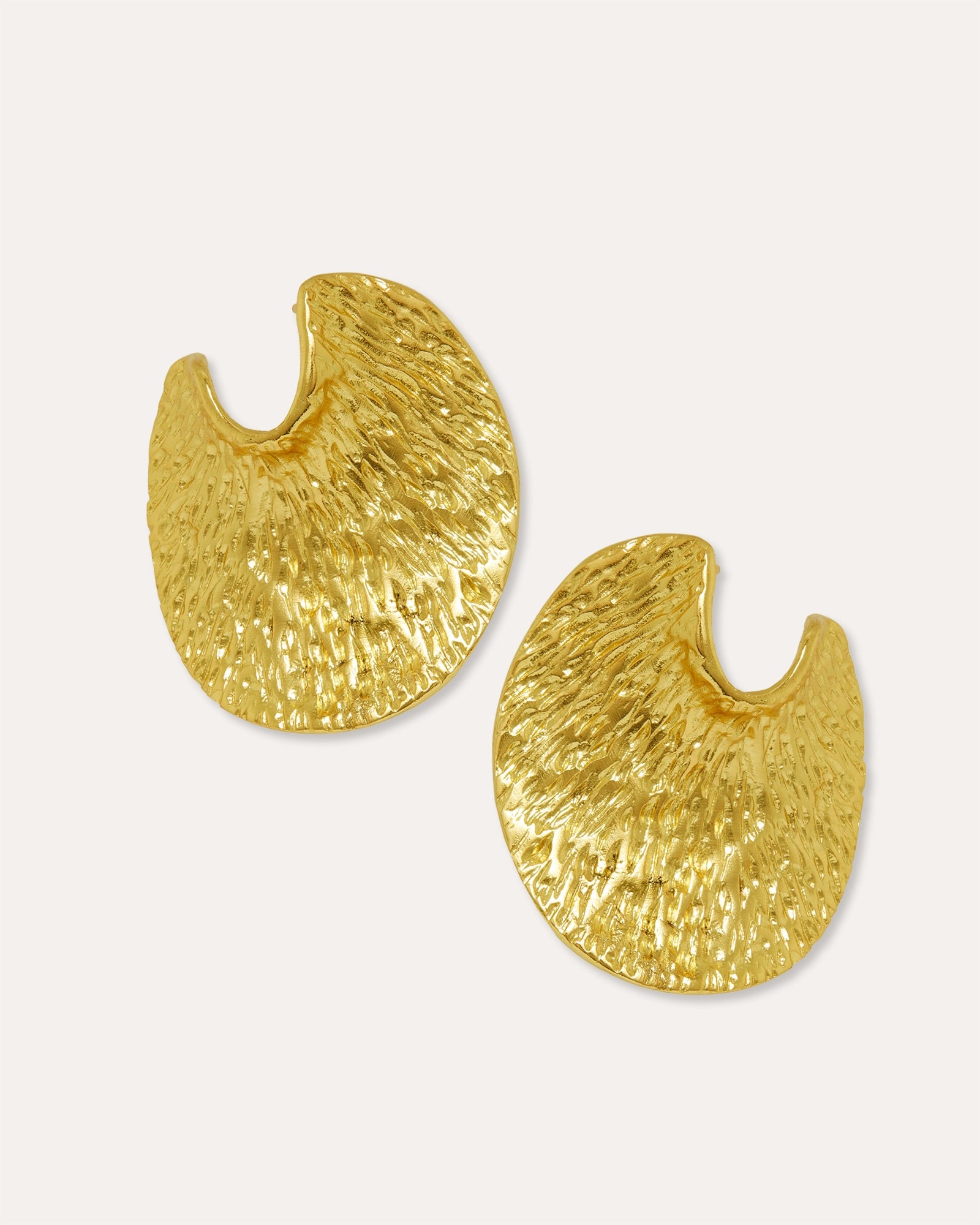 Lorena Gold Statement Stud Earrings | Sustainable Jewellery by Ottoman Hands