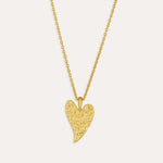 Hammered Heart Pendant Necklace | Sustainable Jewellery by Ottoman Hands
