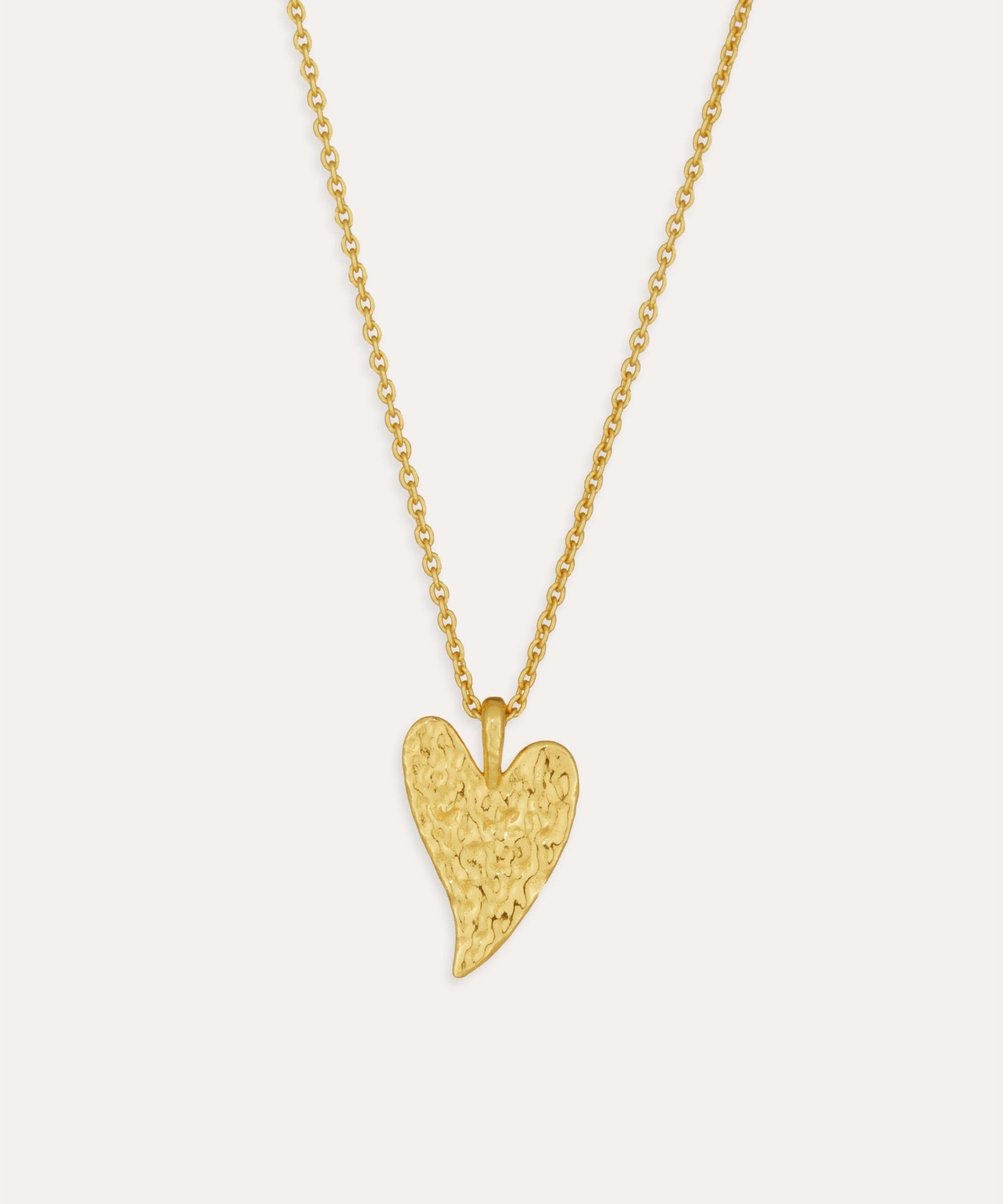 Hammered Heart Pendant Necklace | Sustainable Jewellery by Ottoman Hands