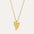 Hammered Heart Pendant Necklace | Sustainable Jewellery by Ottoman Hands