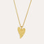 Hammered Heart Pendant Necklace | Sustainable Jewellery by Ottoman Hands