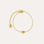 Single Heart Chain Bracelet | Sustainable Jewellery by Ottoman Hands