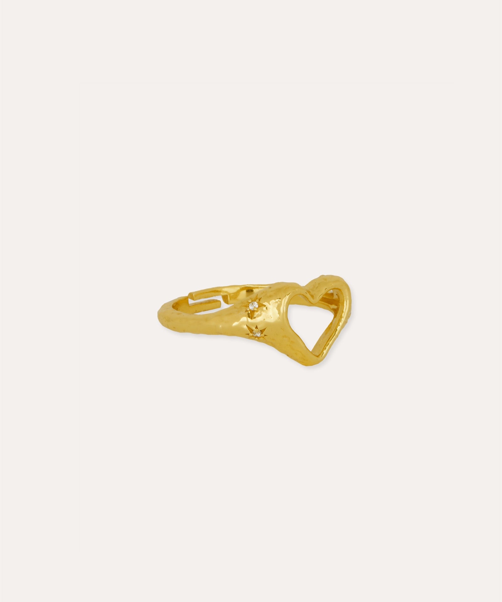 Outline Heart Stacking Ring | Sustainable Jewellery by Ottoman Hands
