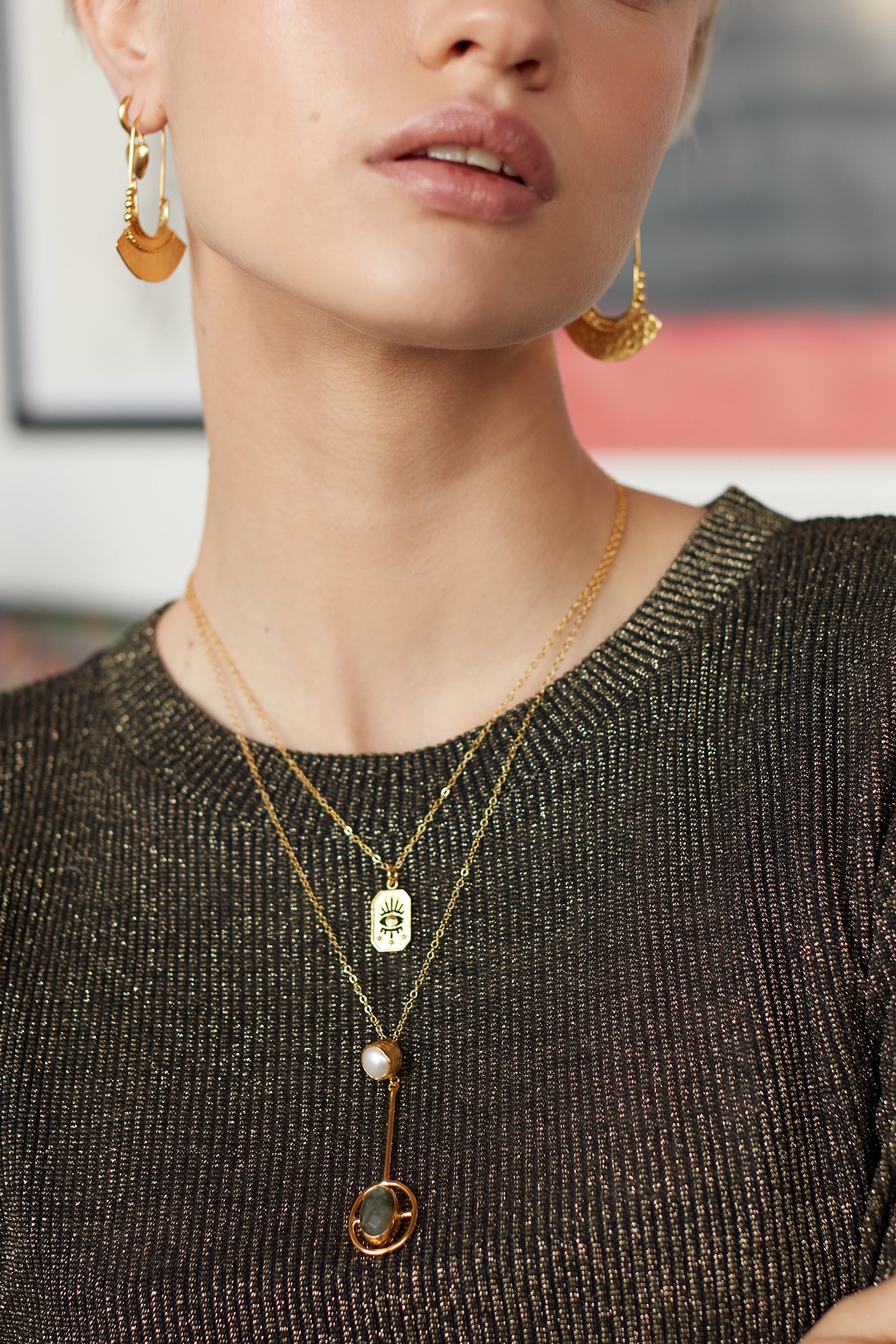 Neri Evil Eye Pendant Necklace | Sustainable Jewellery by Ottoman Hands