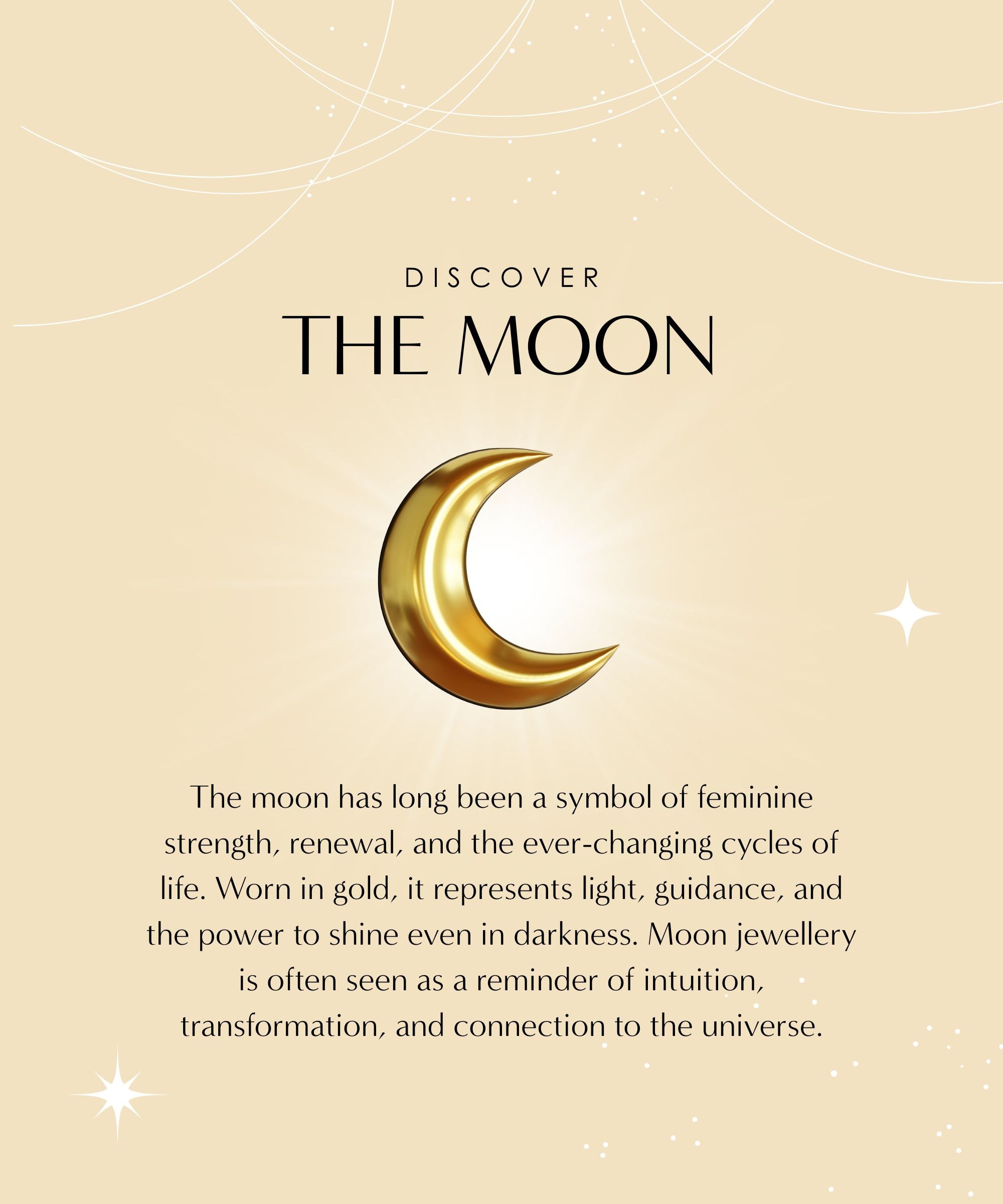 Crescent Moon Drop Earrings | Sustainable Jewellery by Ottoman Hands