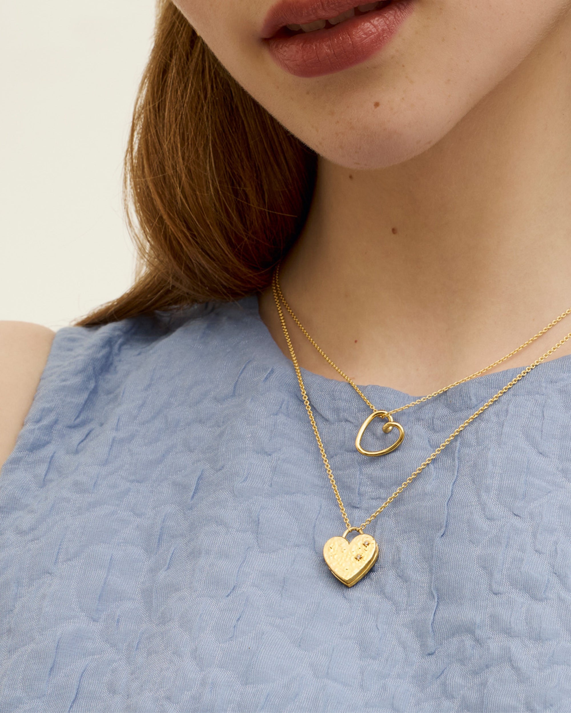 Heart Locket Pendant Necklace | Ottoman Hands Jewellery