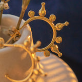 Jale Gold Hoop Earrings | Sustainable Jewellery by Ottoman Hands