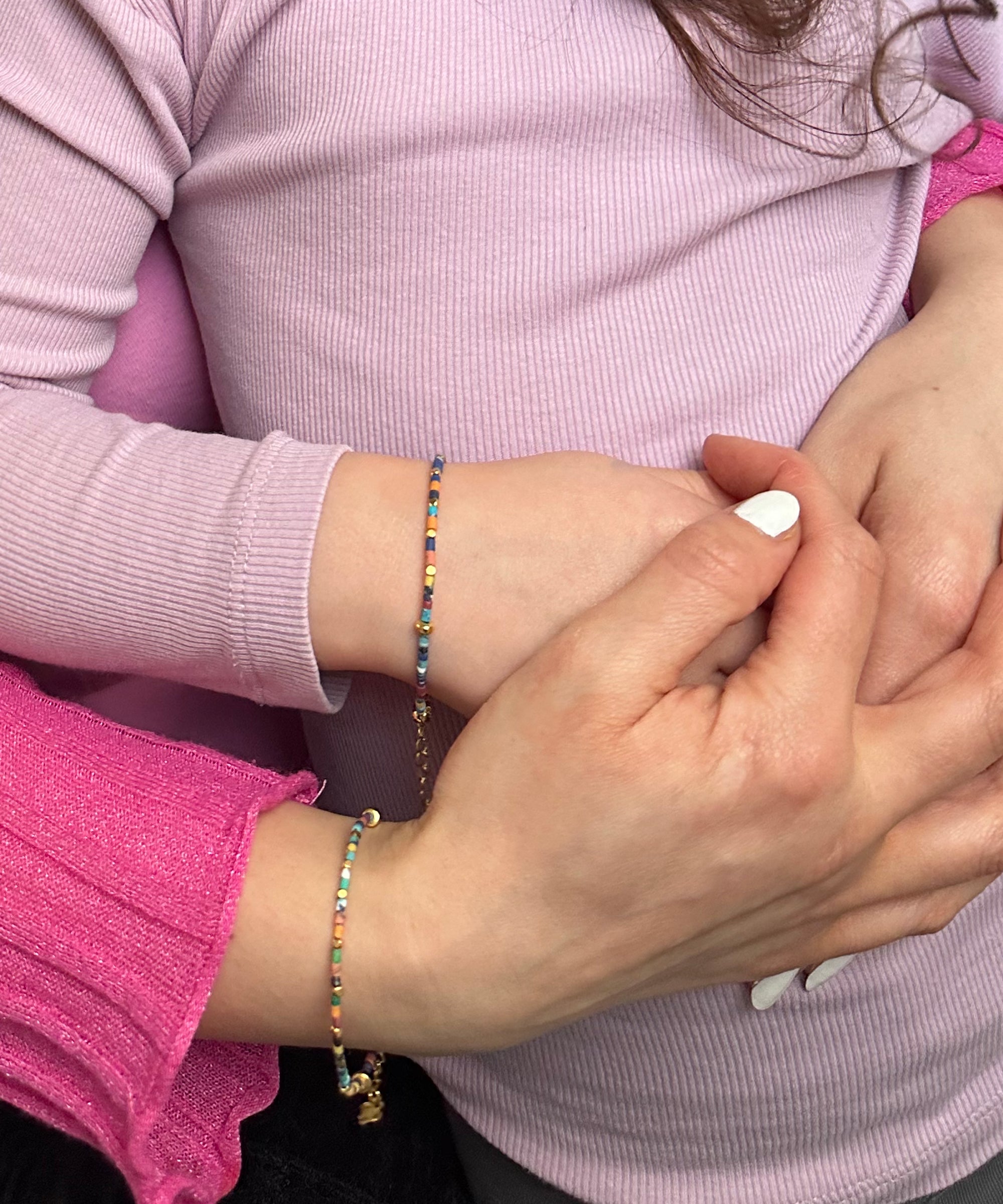 Meghan Beaded Bracelet - Mother & Child Set | Sustainable Jewellery by Ottoman Hands
