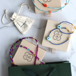 Solana Evil Eye Beaded Bracelet - Mother & Child Set | Sustainable Jewellery by Ottoman Hands