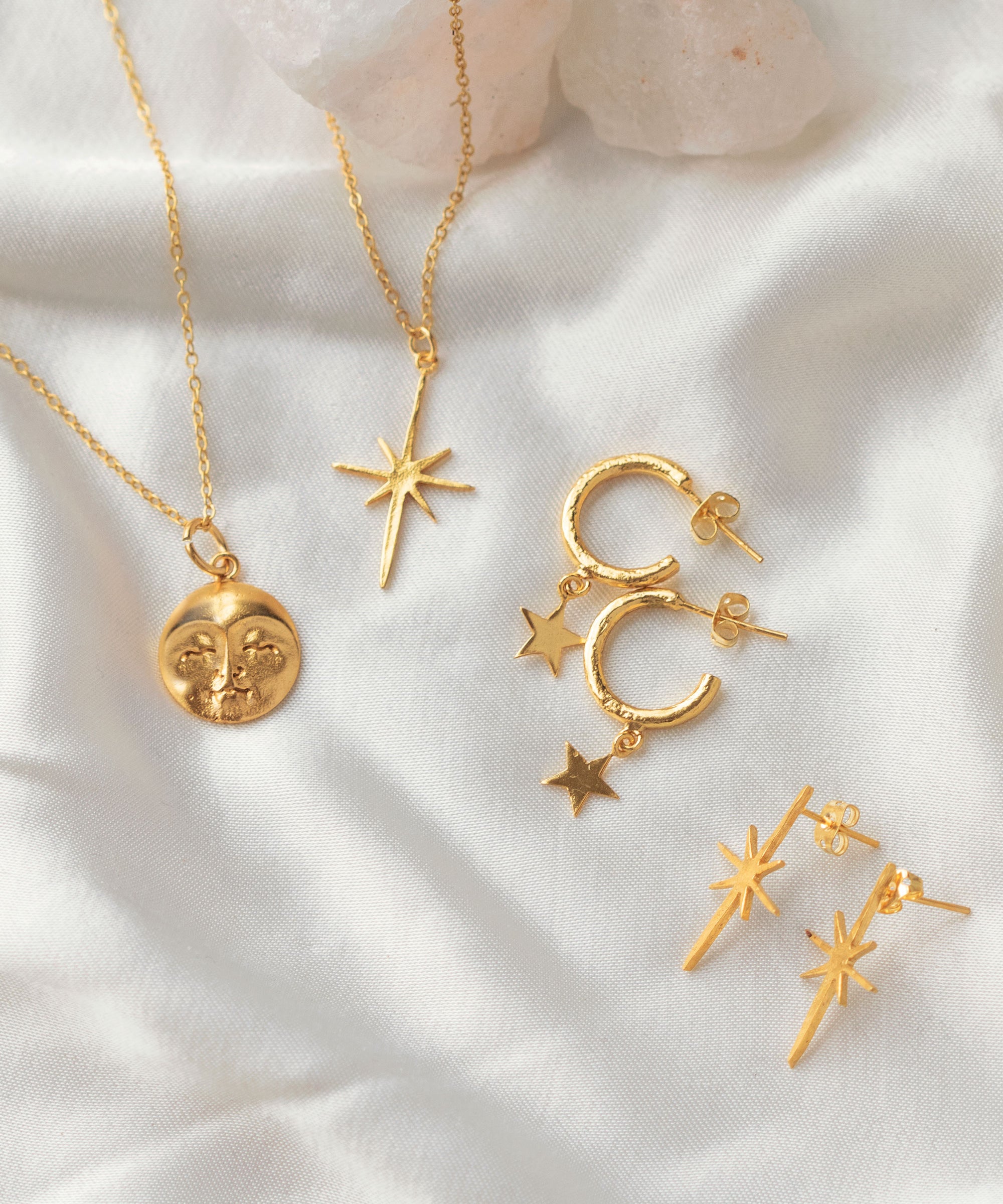 Northern Star Stud Earrings | Sustainable Jewellery by Ottoman Hands