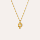 June Birthstone Pendant Necklace