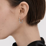 Jale Sterling Silver Hoop Earrings| Ottoman Hands Jewellery