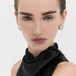 Jale Sterling Silver Hoop Earrings| Ottoman Hands Jewellery