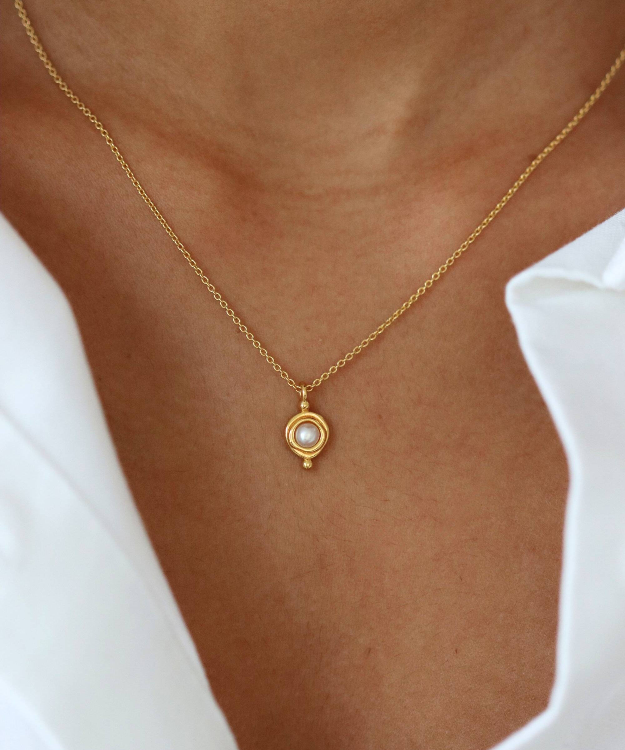 June Birthstone Pendant Necklace | Ottoman Hands Jewellery