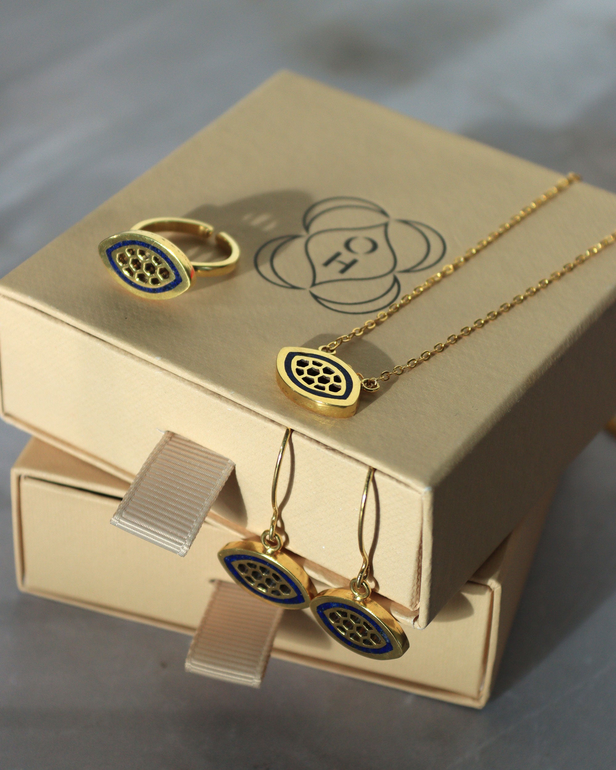 Lamia Evil Eye Pendant Necklace | Sustainable Jewellery by Ottoman Hands