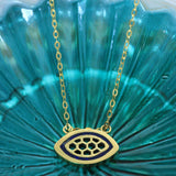 Lamia Evil Eye Pendant Necklace | Sustainable Jewellery by Ottoman Hands