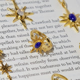 Lapis Star Stacking Ring