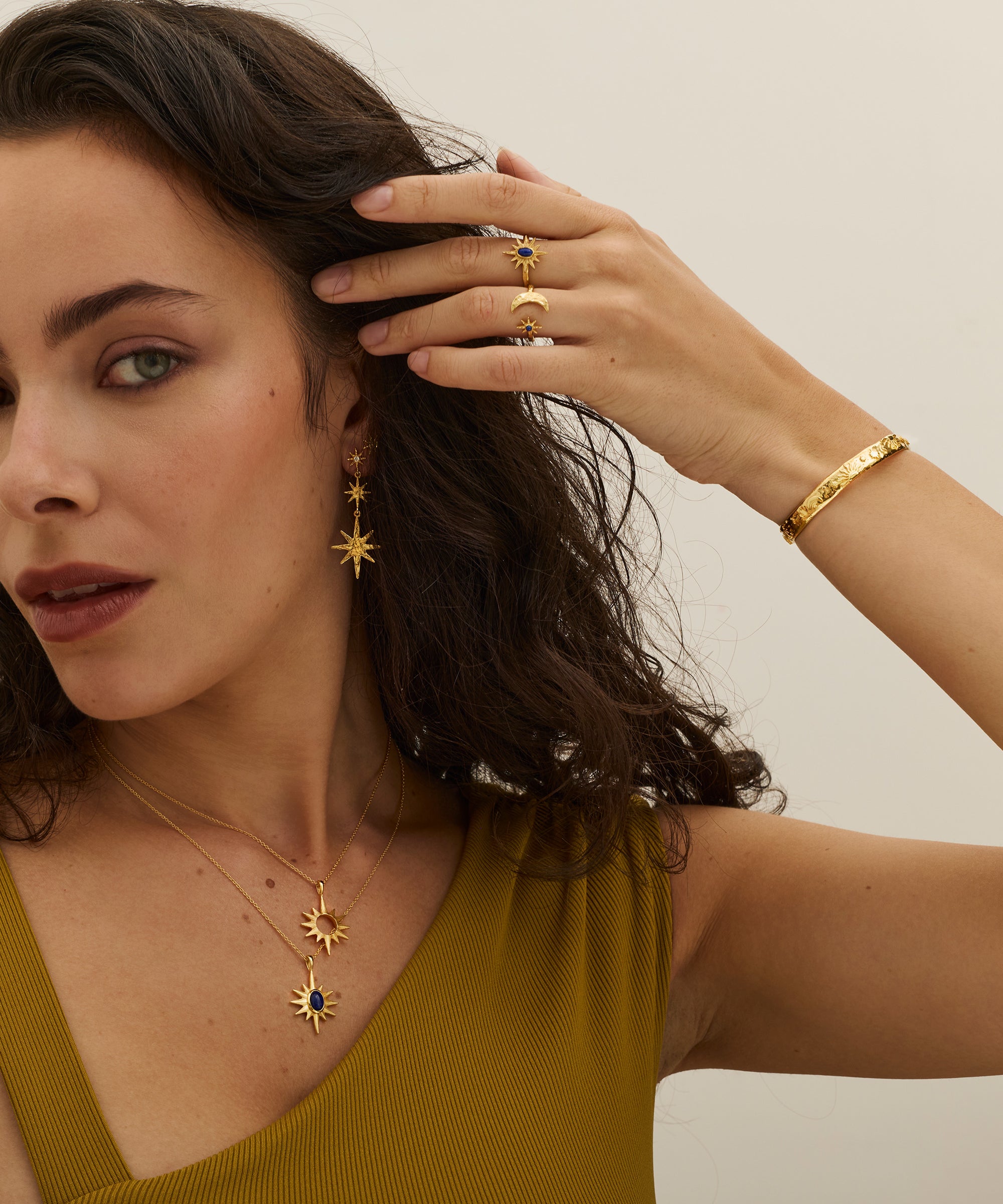 Lapis Star Pendant Necklace | Ottoman Hands Jewellery