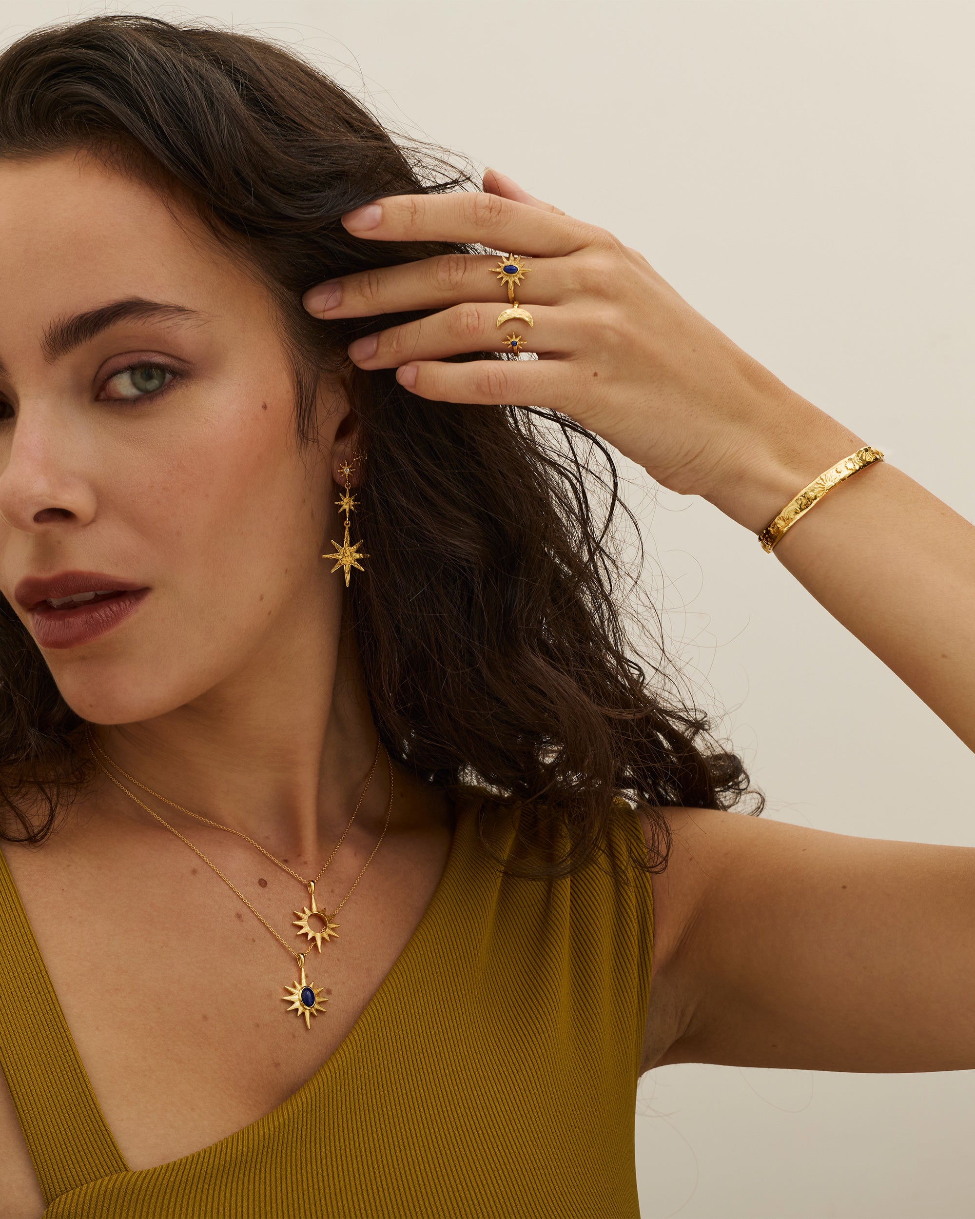 Lapis Star Pendant Necklace | Ottoman Hands Jewellery